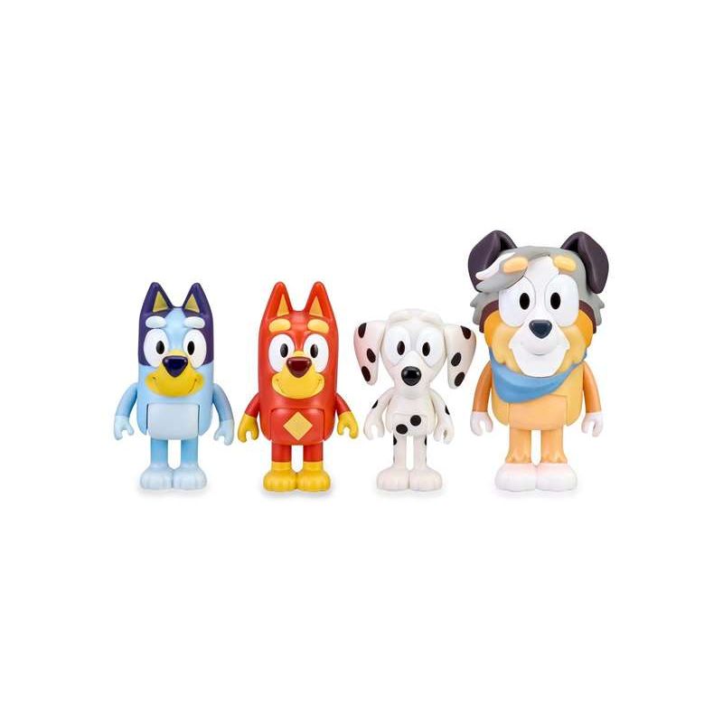 Bluey School Pack Blister Compuesto, Rusty, Chloe, Calypso (giochi Preziosi Bly09000) (famosa)