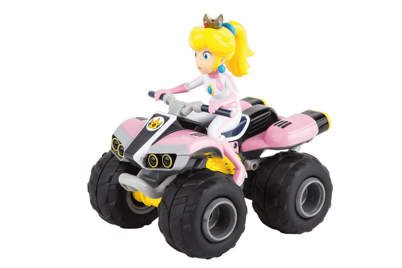Mario Kart RC 2.4 GHz – Peach Quad a Escala 1:20 🎀