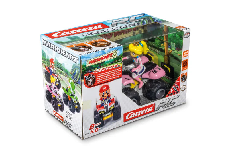 Mario Kart RC 2.4 GHz – Peach Quad a Escala 1:20 🎀