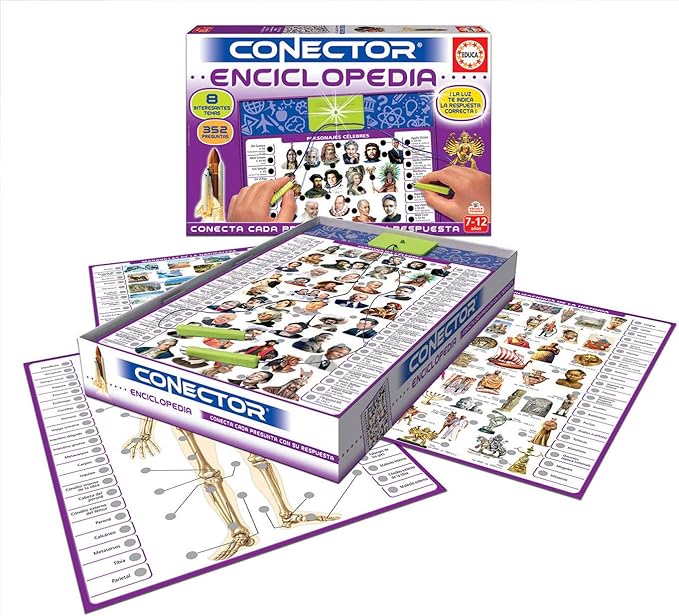 CONECTA ENCICLOPEDIA Educa - Enciclopedia Juego Connector para Niños (17205)