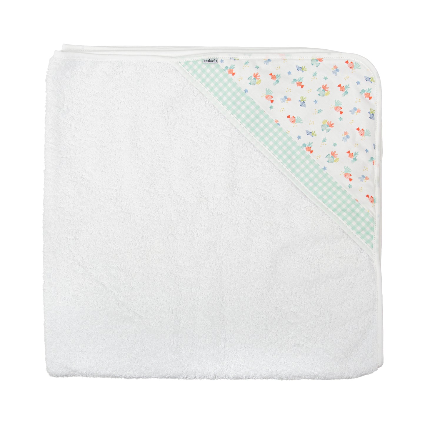 Capa de baño bebé Familia Ternura Babidu | Toalla con capucha recién nacido