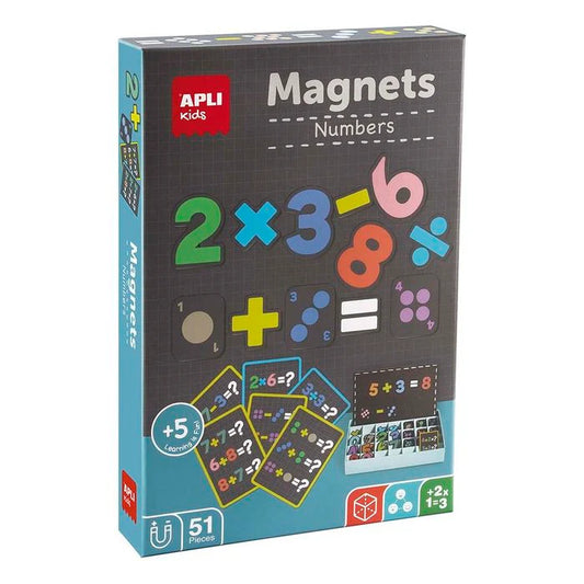 JUEGO MAGNETICO NUMEROS 51 UNIDADES APLI JUEGOS