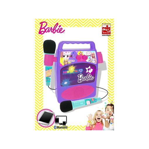 Barbie Bafle con 2 micrófonos conectividad bluetooth