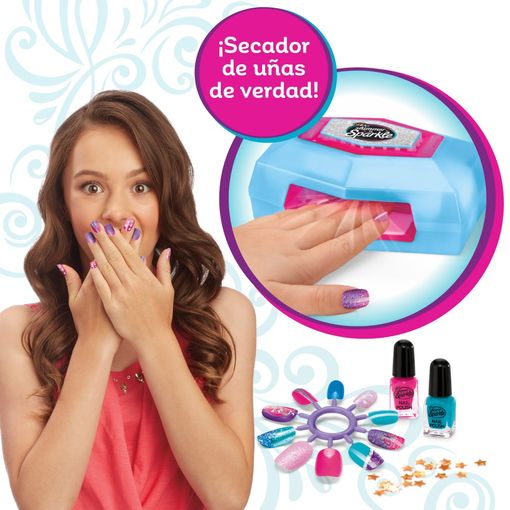 Shimmer N Sparkle - Set De Manicura Y Pedicura Deluxe Con Purpurina Y Lentejuelas