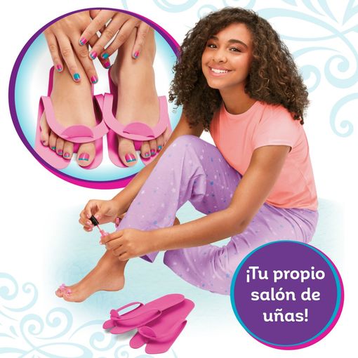 Shimmer N Sparkle - Set De Manicura Y Pedicura Deluxe Con Purpurina Y Lentejuelas