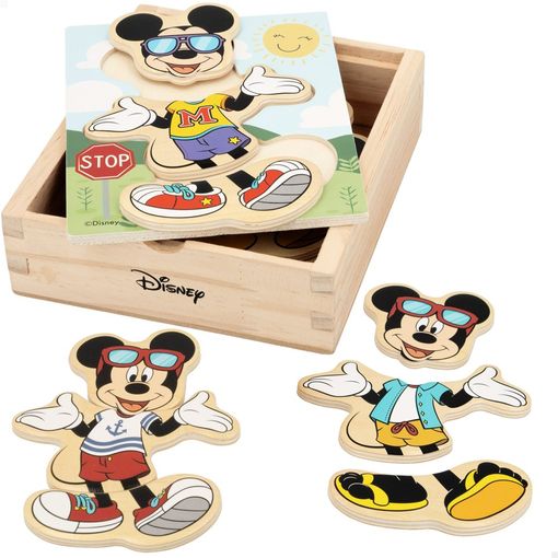 Puzzle De Madera Mickey Woomax Disney