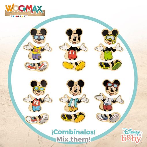 Puzzle De Madera Mickey Woomax Disney