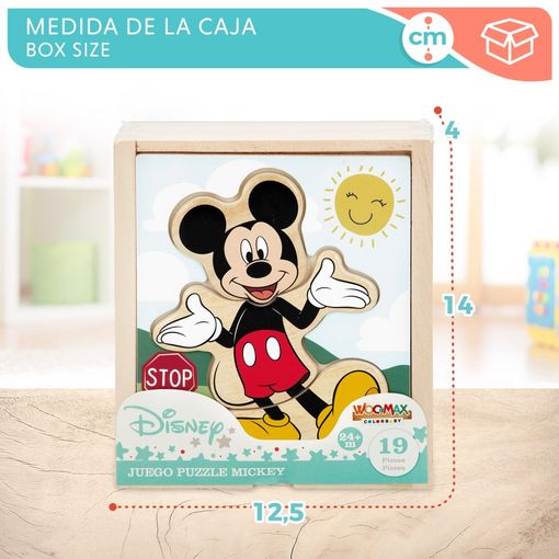 Puzzle De Madera Mickey Woomax Disney