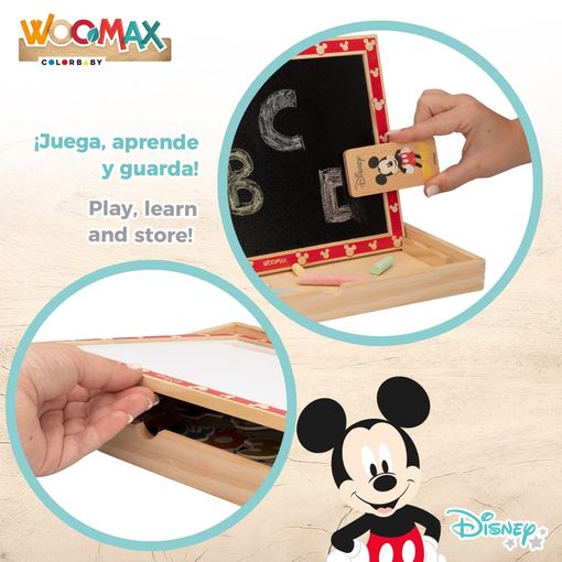 Woomax Disney Pizarra Magnética De Madera 2 En 1