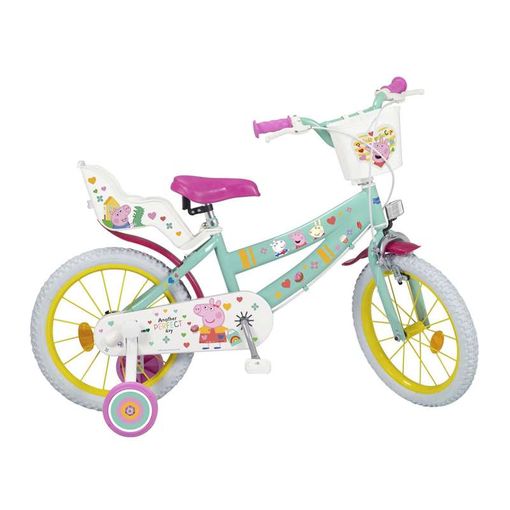 Bicicleta 16" Peppa Pig 5/8 Años , bicicletas infantil , bicicleta niña 5 años , bicicleta peppa pig