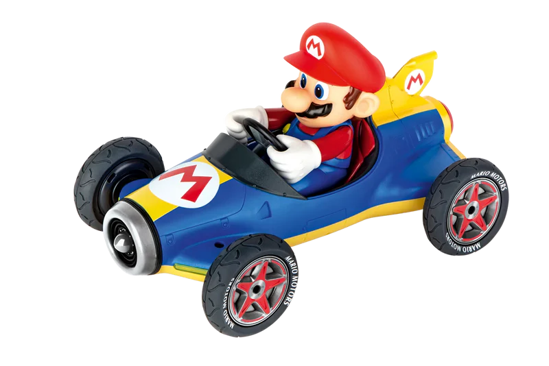 Mario Kart RC 2.4 GHz – Mach 8 Mario Kart™ Azul y Amarillo 🎮