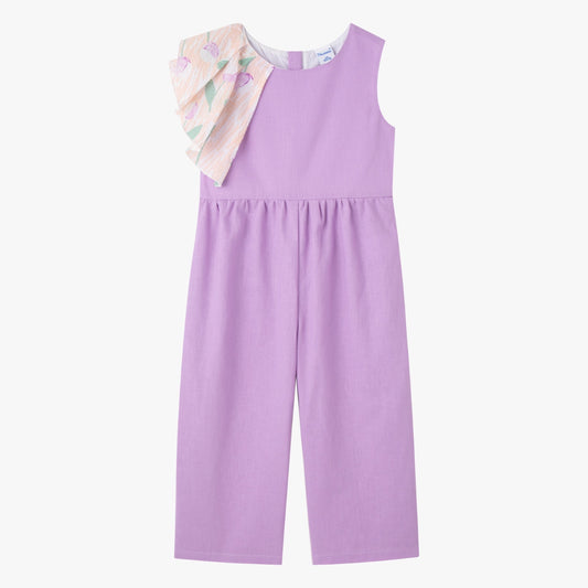 Mono violeta flores