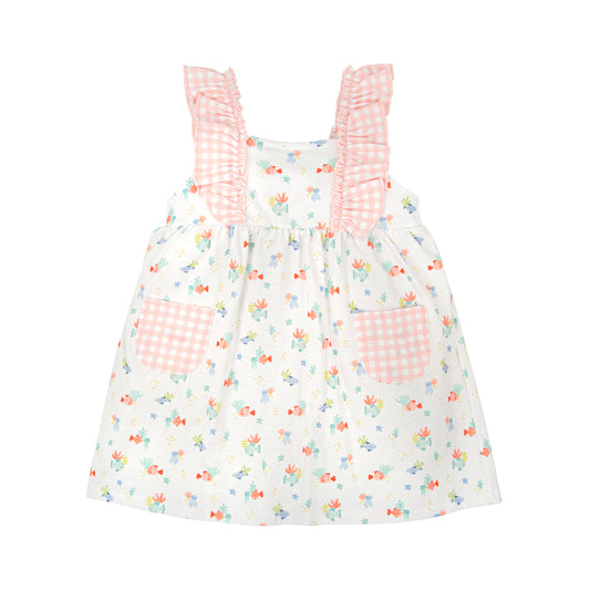 Vestido niña Familia Ternura Babidu con volantes – De 12 meses a 8 años
