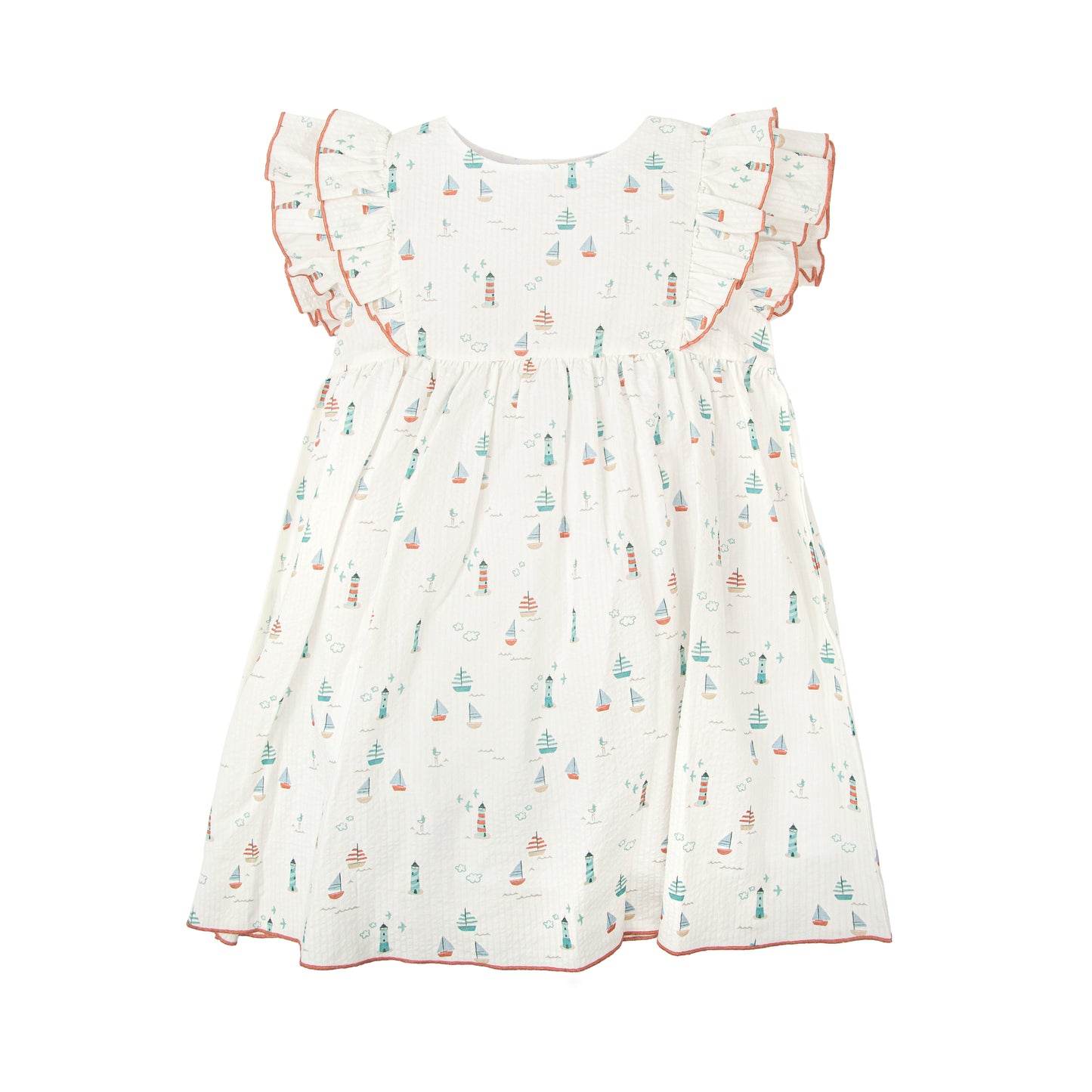 Vestido niña modelo Claridad Babidu con volantes 2-8 años