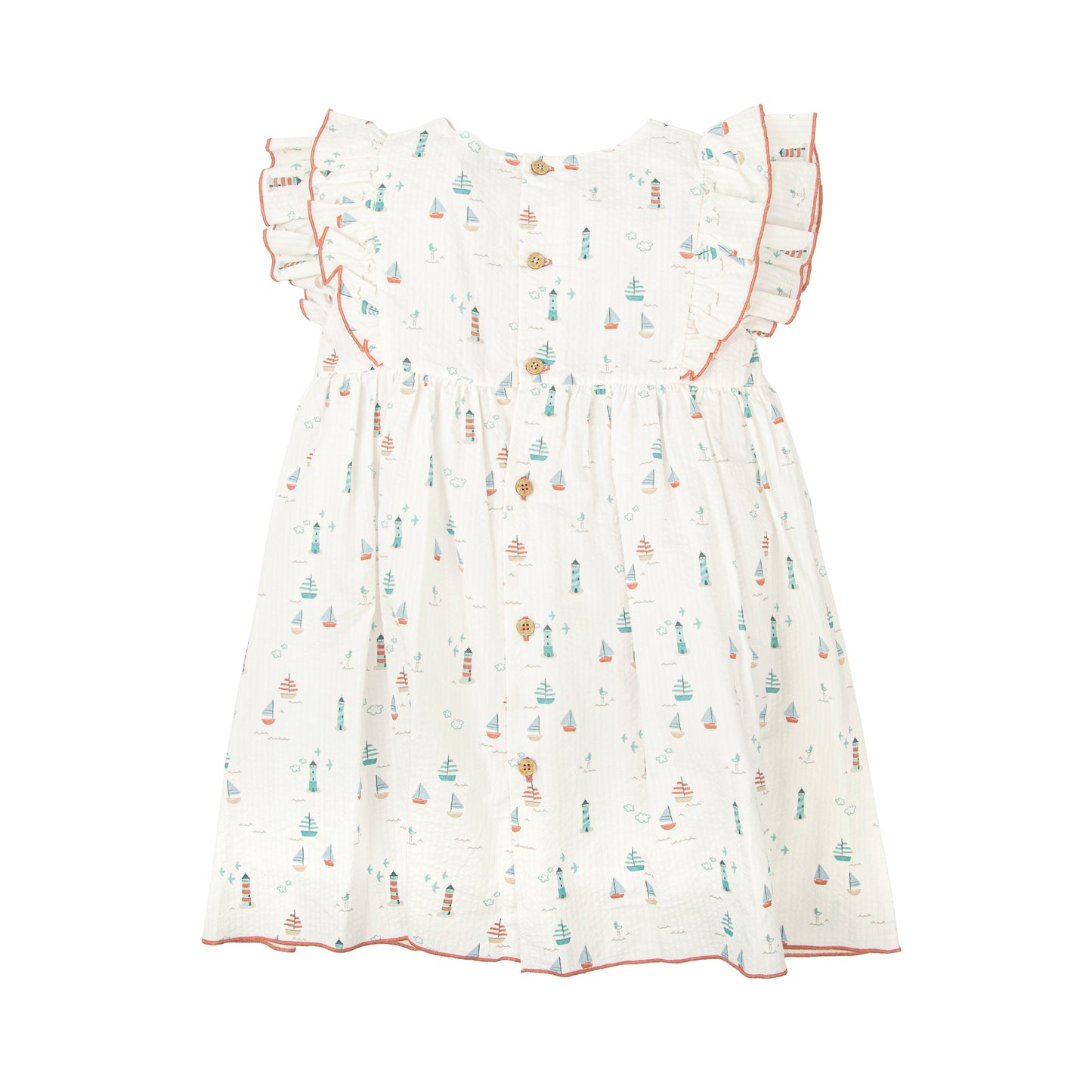 Vestido niña modelo Claridad Babidu con volantes 2-8 años