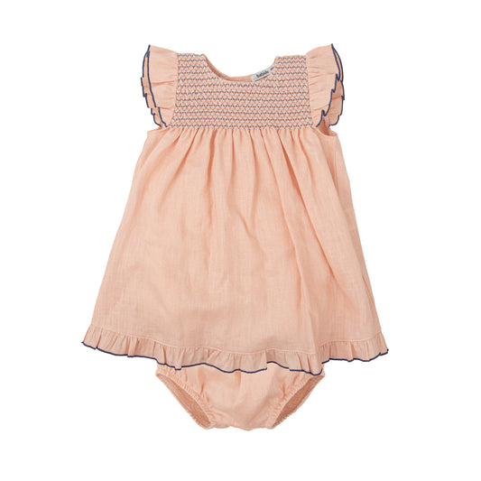 Jesusito Bebé Nido de Abeja Claror Babidu 1-36 Meses | Manga Volante + Braguita