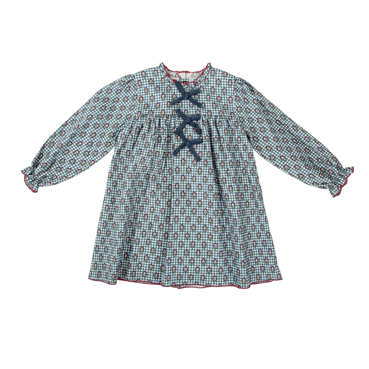 Vestido infantil manga larga Babidú – Familia Lluvia