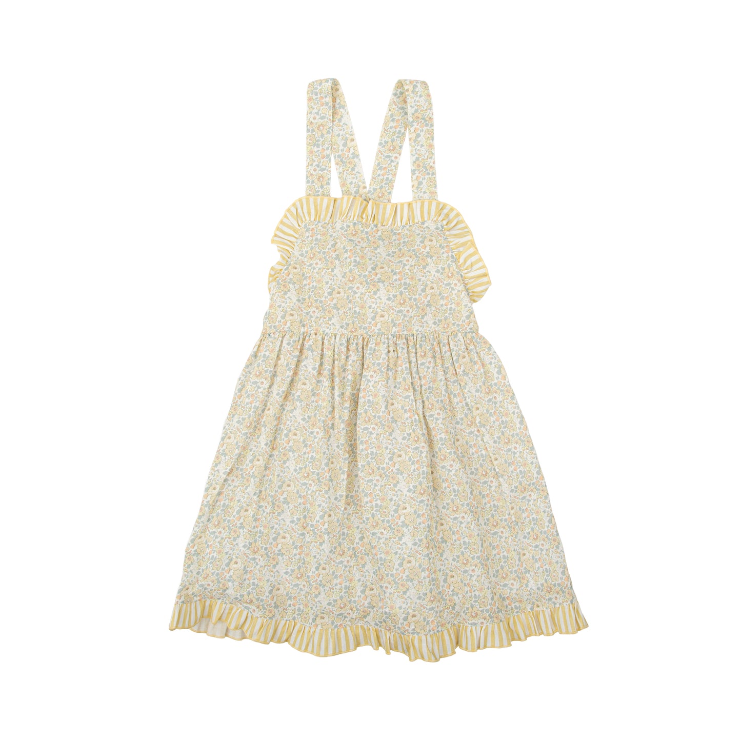 Vestido Niña Tirantes Volantes Abrazo Babidu 2-8 Años | Vestido Floral Verano