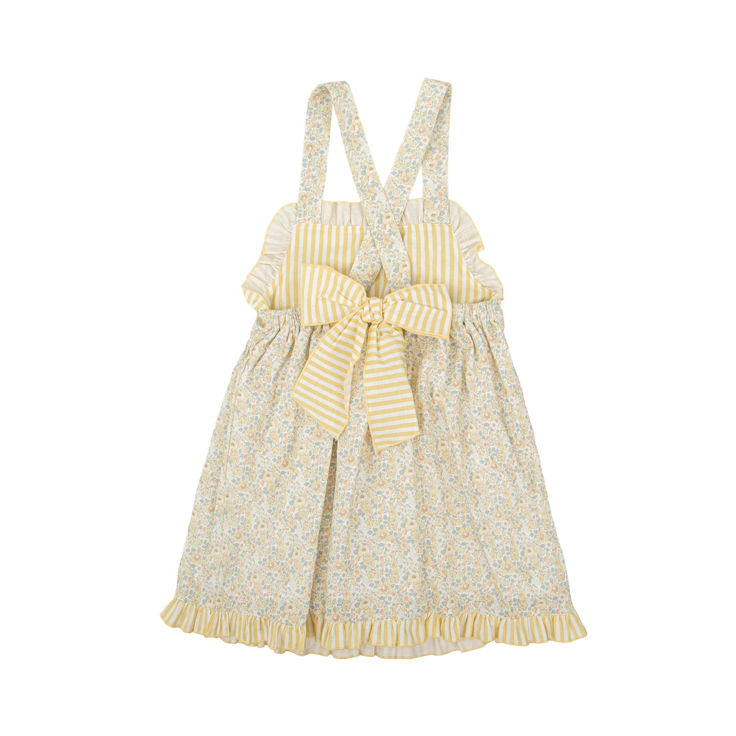 Vestido Niña Tirantes Volantes Abrazo Babidu 2-8 Años | Vestido Floral Verano