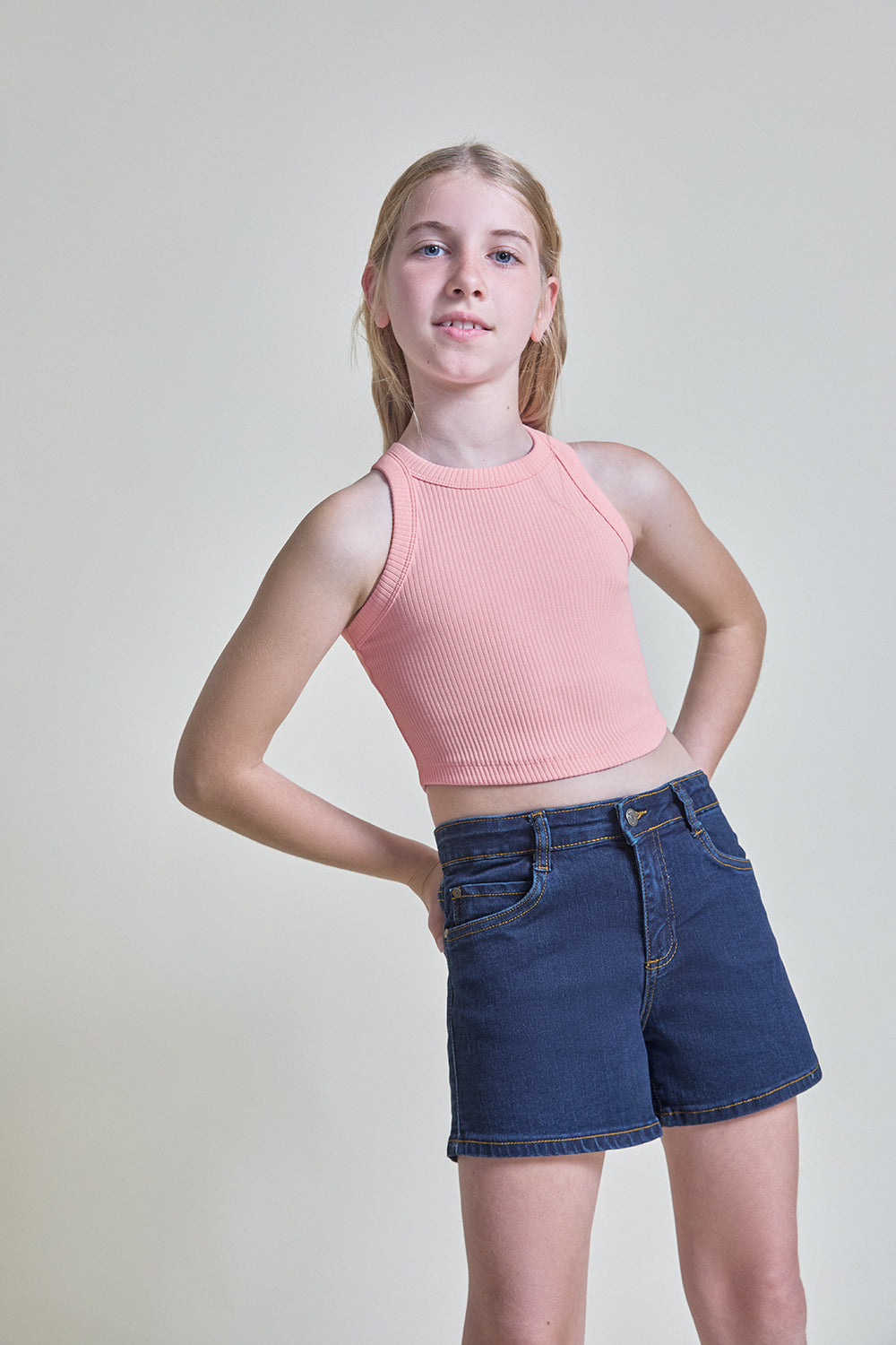 Top niña canalé rosa Street Monkey 2-16 años