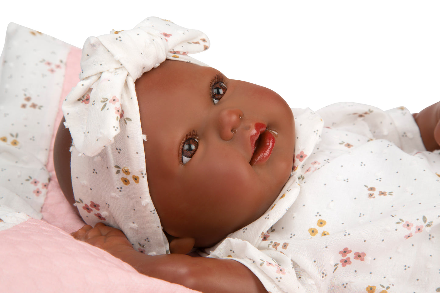 Bebé Reborn Sasha con cojín Arias – 45 cm de ternura y realismo 🌸