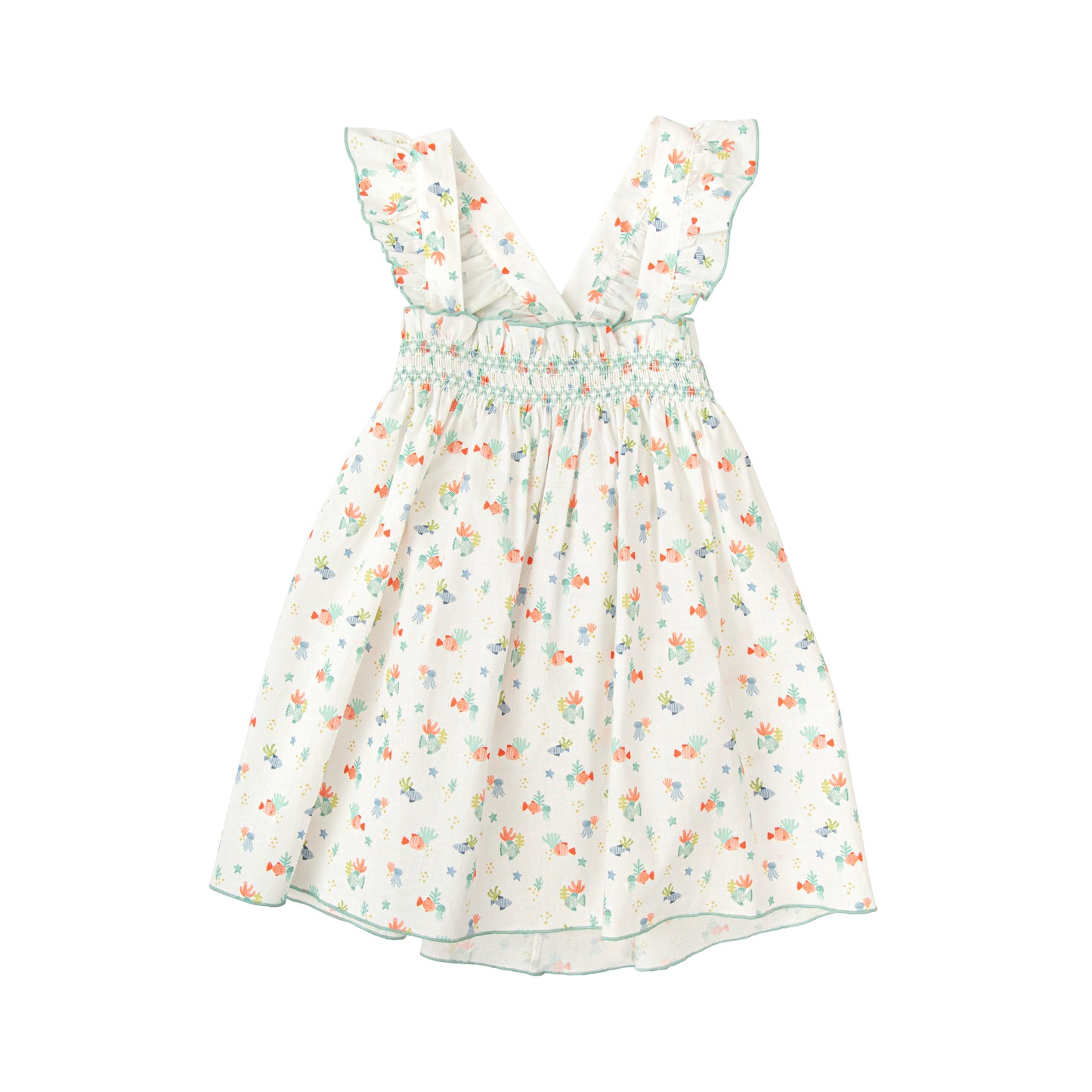 Vestido niña Familia Latido Babidu con volantes – De 2 a 8 años