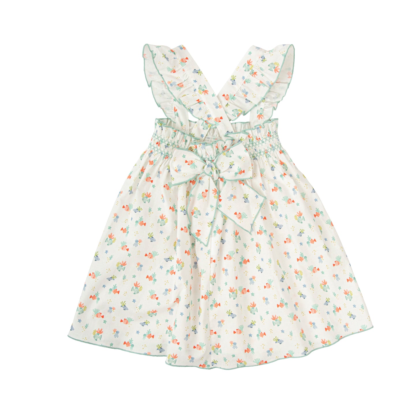 Vestido niña Familia Latido Babidu con volantes – De 2 a 8 años