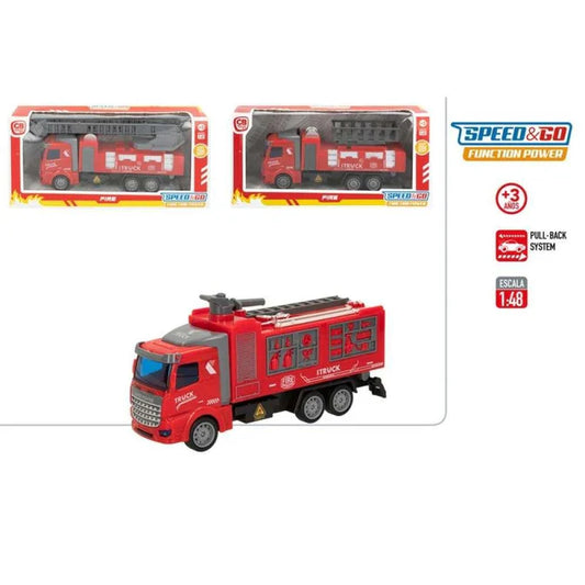 Speed&Go CAMION DE BOMBEROS 1:48