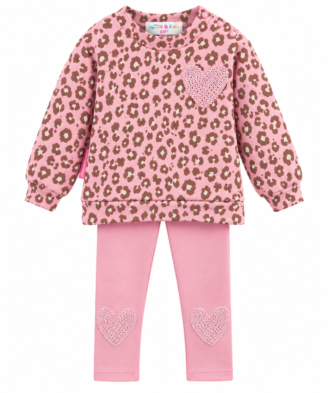 Conjunto Leopardo Rosa Agatha Ruiz de la Prada Baby 🐆💗
