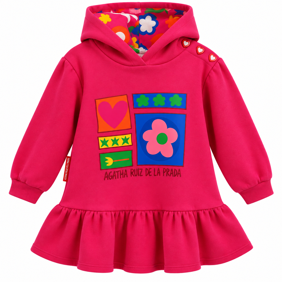 Vestido Sudadera Fucsia Agatha Ruiz de la Prada Baby 🌸💗
