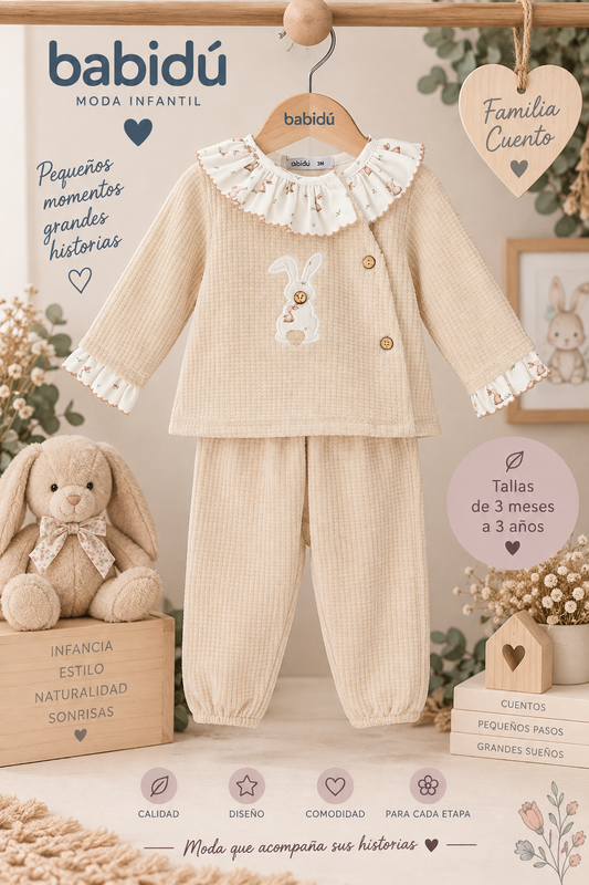 Conjunto niña Babidú Familia Cuento