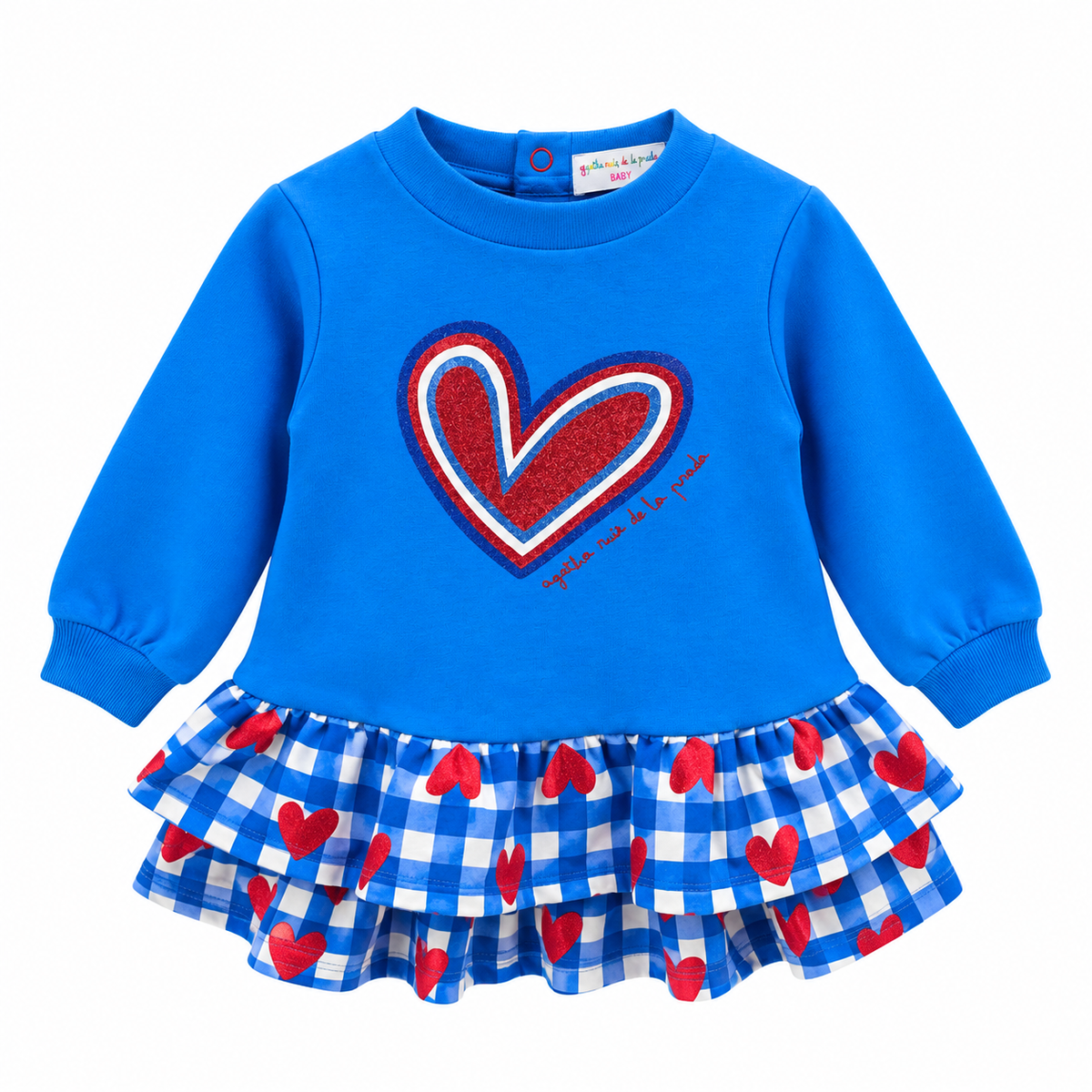 Vestido Combi Corazones Blue Ágatha Ruiz de la Prada 3-8 años | Siju