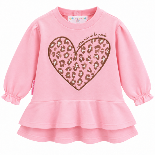 Vestido Corazón Leopard Ágatha Ruiz de la Prada 3-8 años | Siju