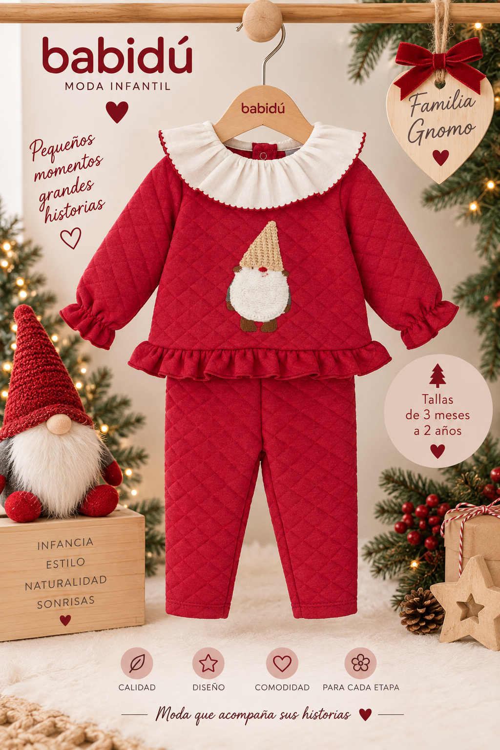 Chándal niña Familia Gnomo – Babidú
