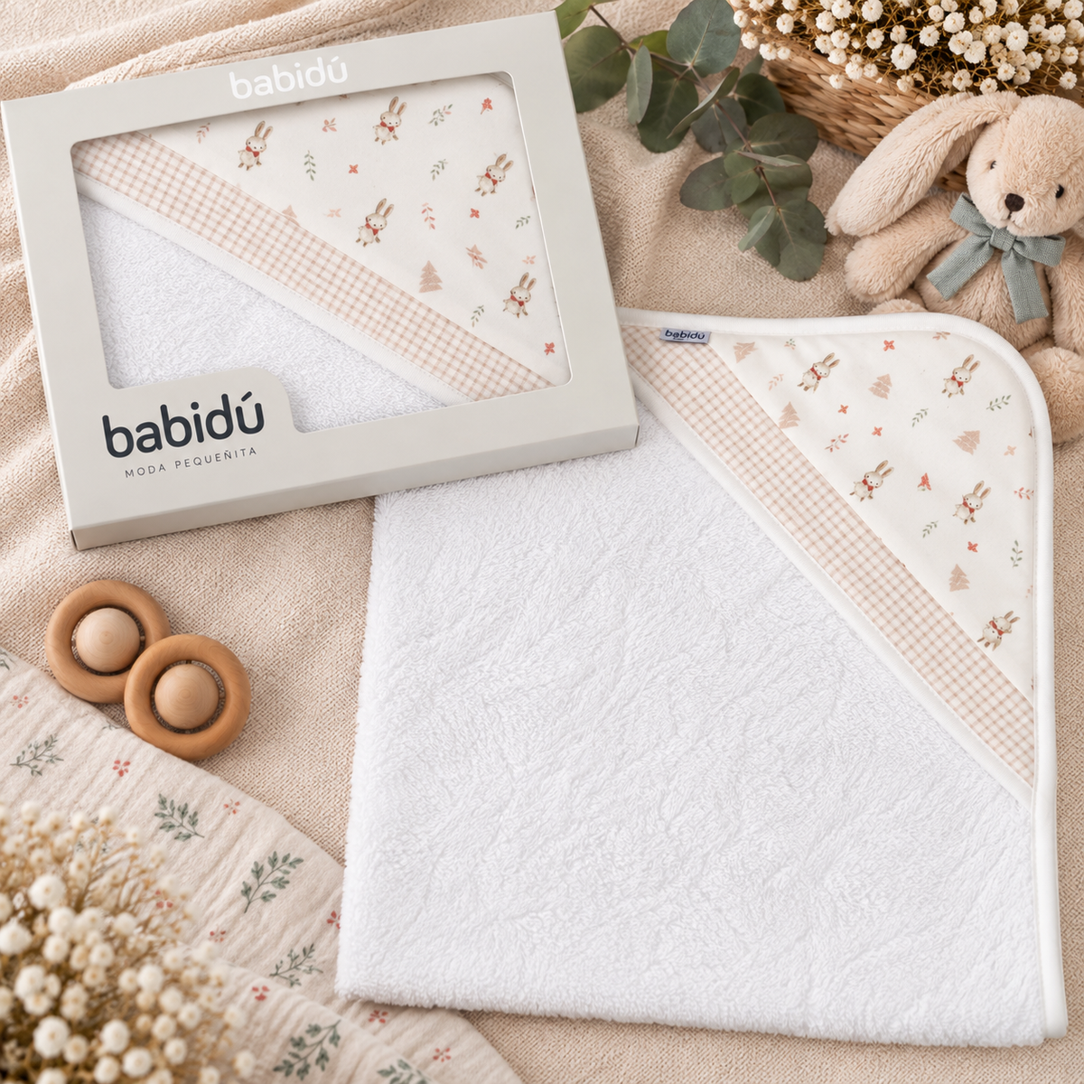 Capa de baño Babidú Huella