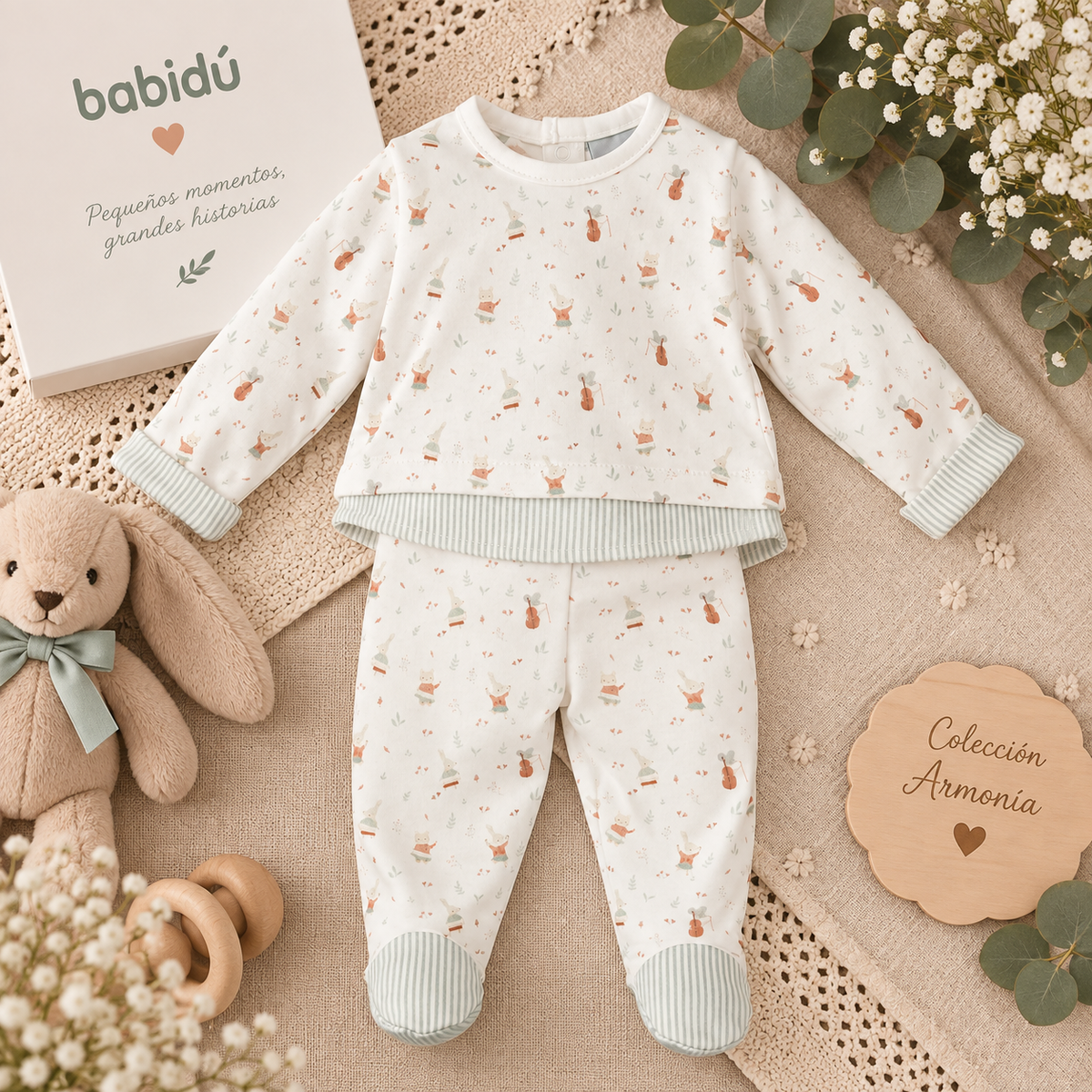 Conjunto bebé unisex Armonía – Babidú