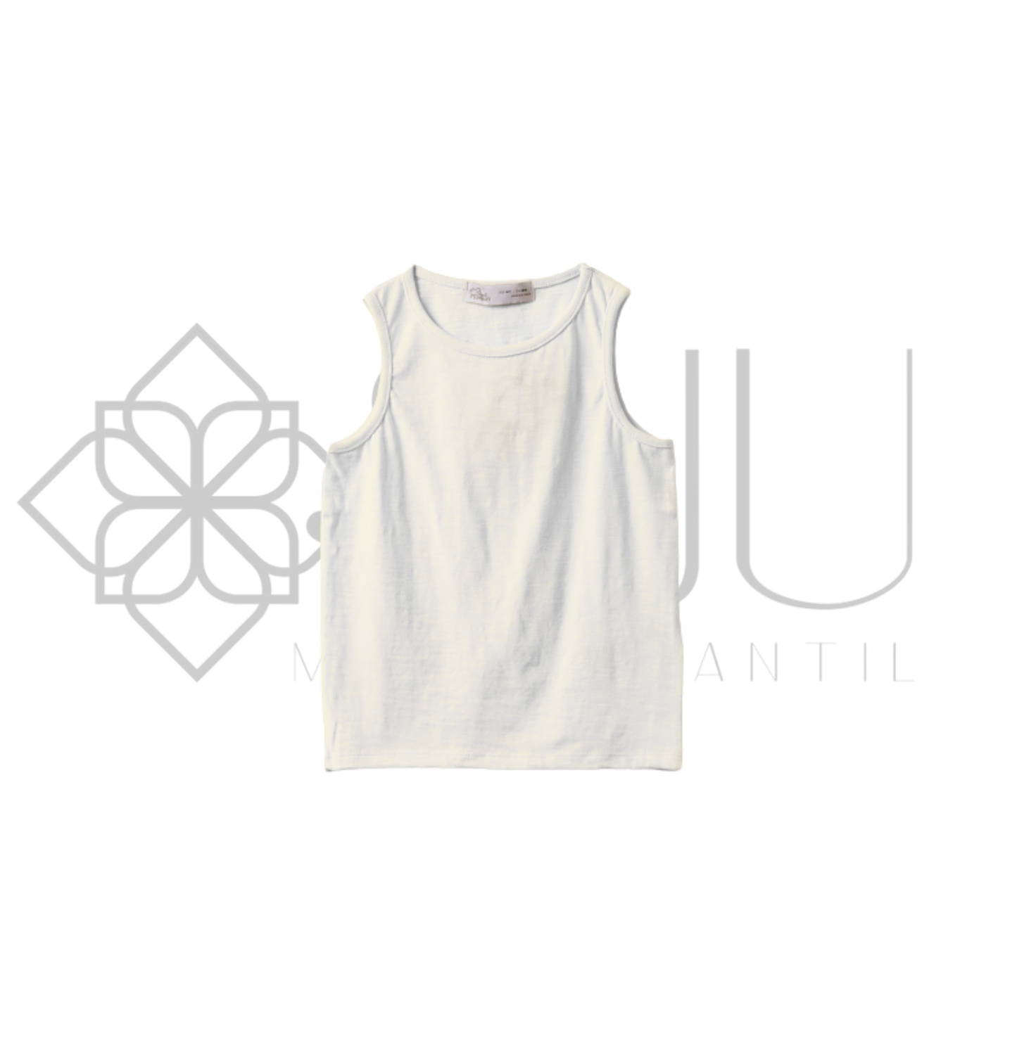 Camiseta de tirantes niño blanca Street Monkey | Básica verano | 2 a 16 años