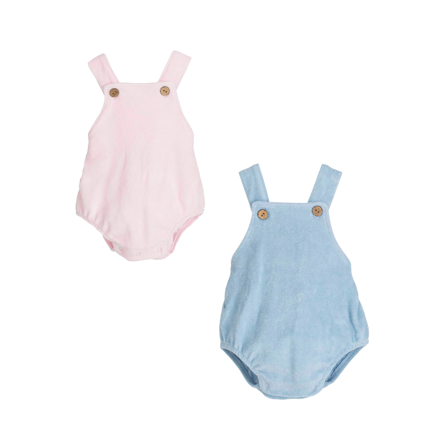 Peto Familia Hampi bebé Calamaro rosa o celeste 1-36 meses