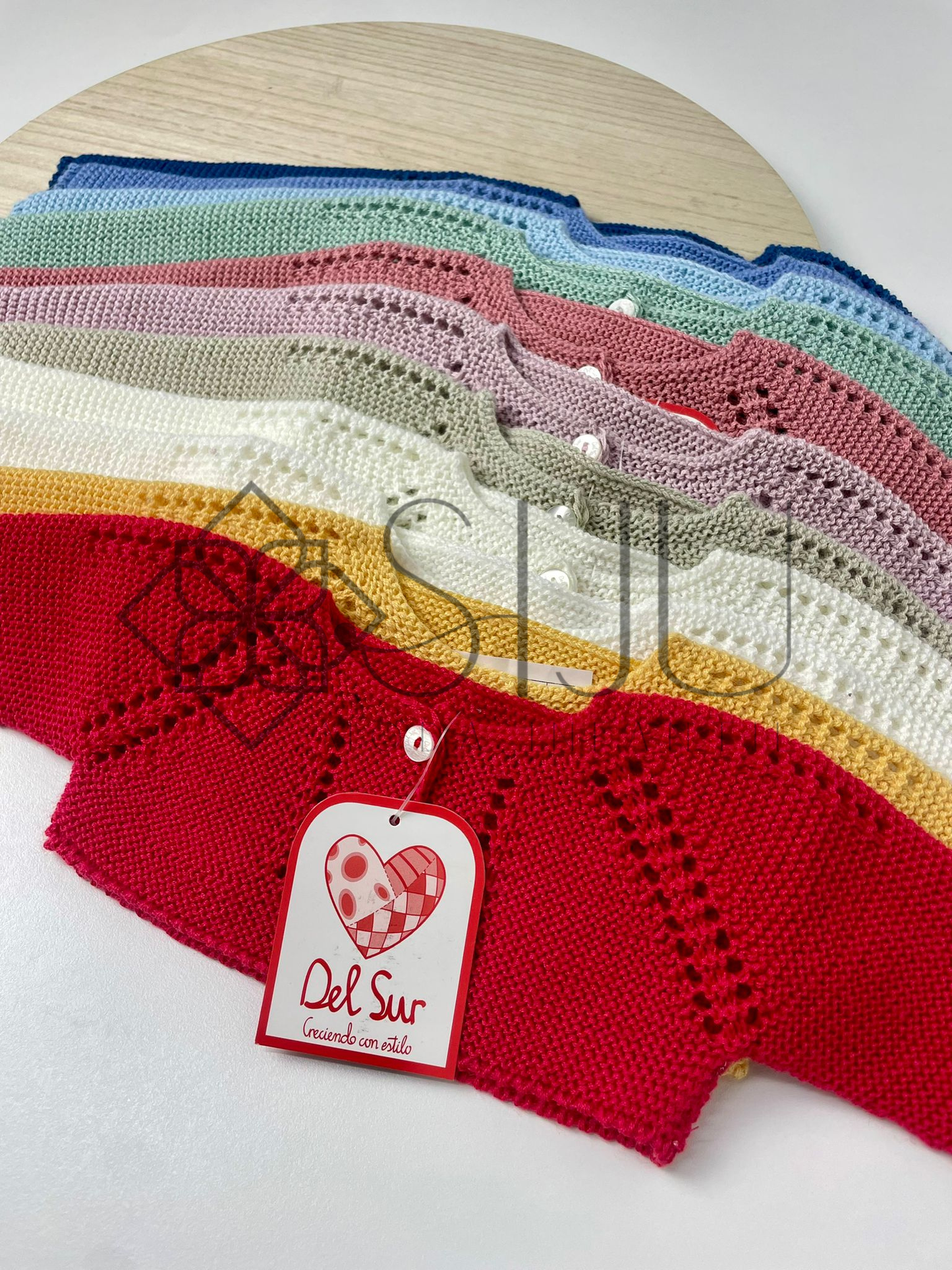 Rebeca corta de hilo bebé Del Sur multicolor 1-48 meses