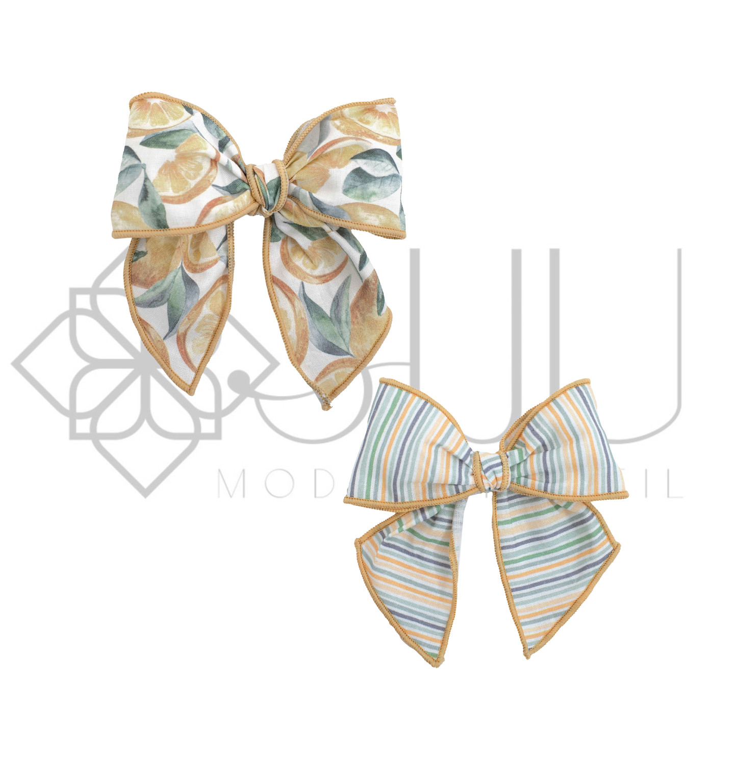 Lazo para el pelo Indore estampado cítricos