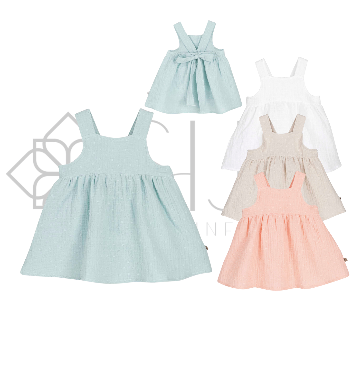 Vestido infantil Atari Calamaro 6 meses 6 años