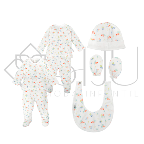 Pack nacimiento bebé Colección Ternura Babidu | Conjunto recién nacido regalo