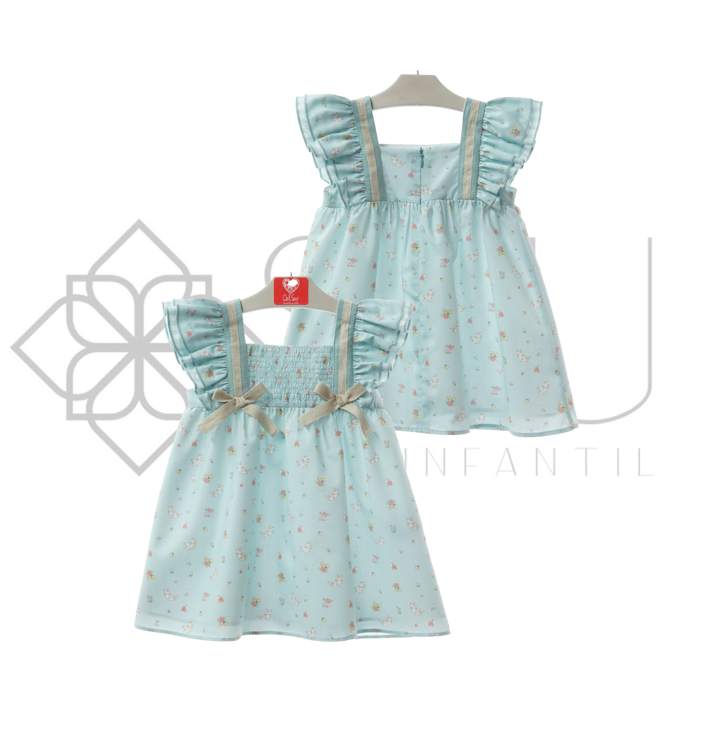 Vestido niña familia Módena Del Sur 1-8 años