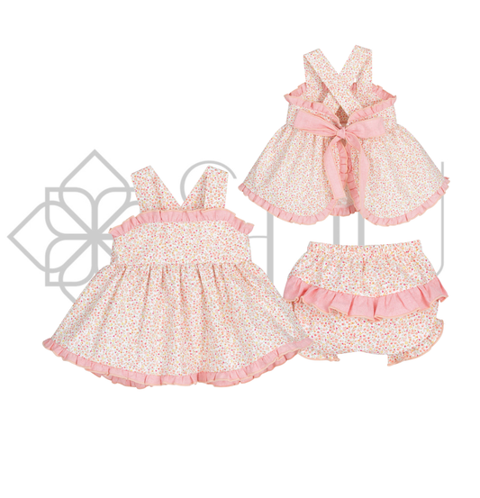 Vestido niña floral Familia Kanpur 1 mes 6 años Calamaro