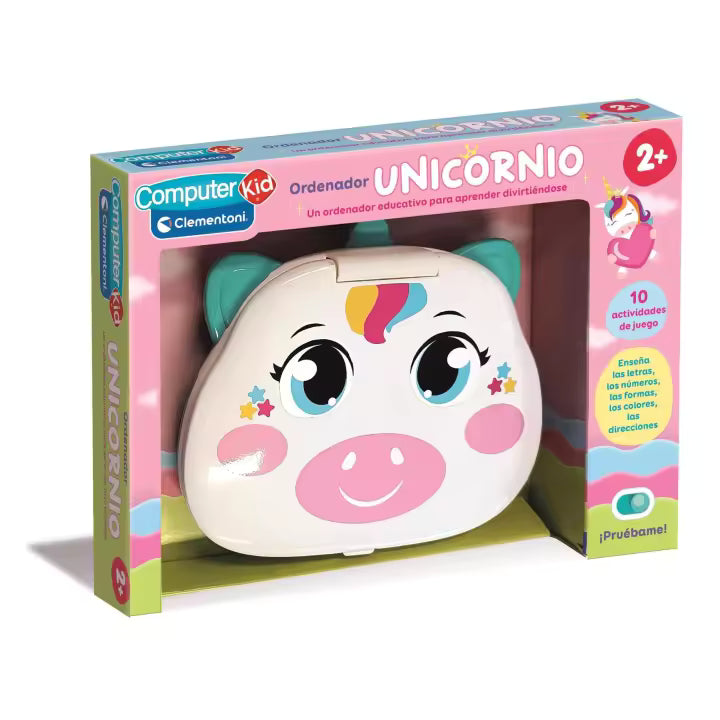 Ordenador Educativo Unicornio con Actividades Interactivas (+2 años)🦄💻 Clementoni