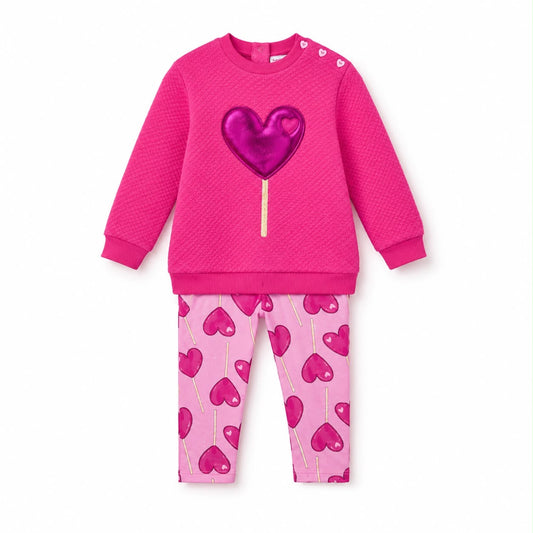 Conjunto Legging y Sudadera Lollipop Ágatha Ruiz de la Prada 3-8 años | Siju