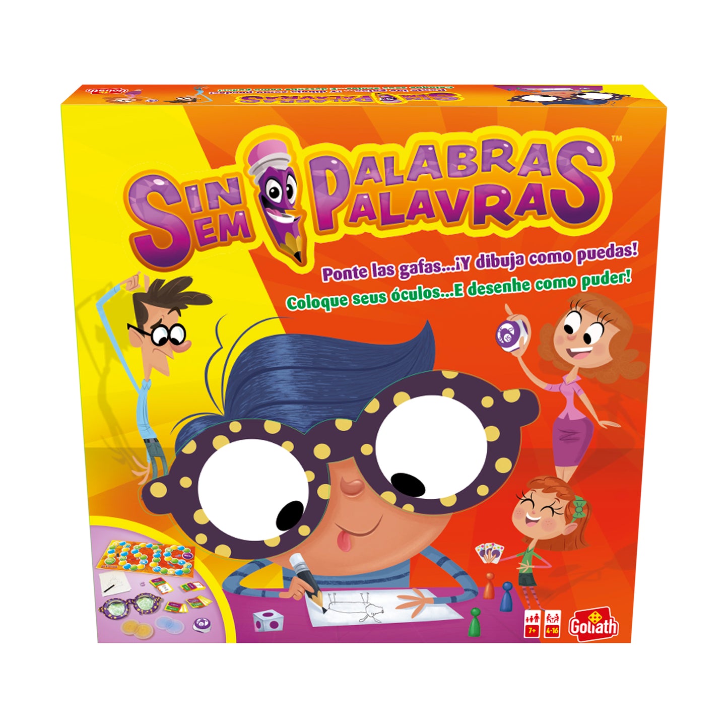 Sin palabras juego de mesa infantil +7 años marca Goliath