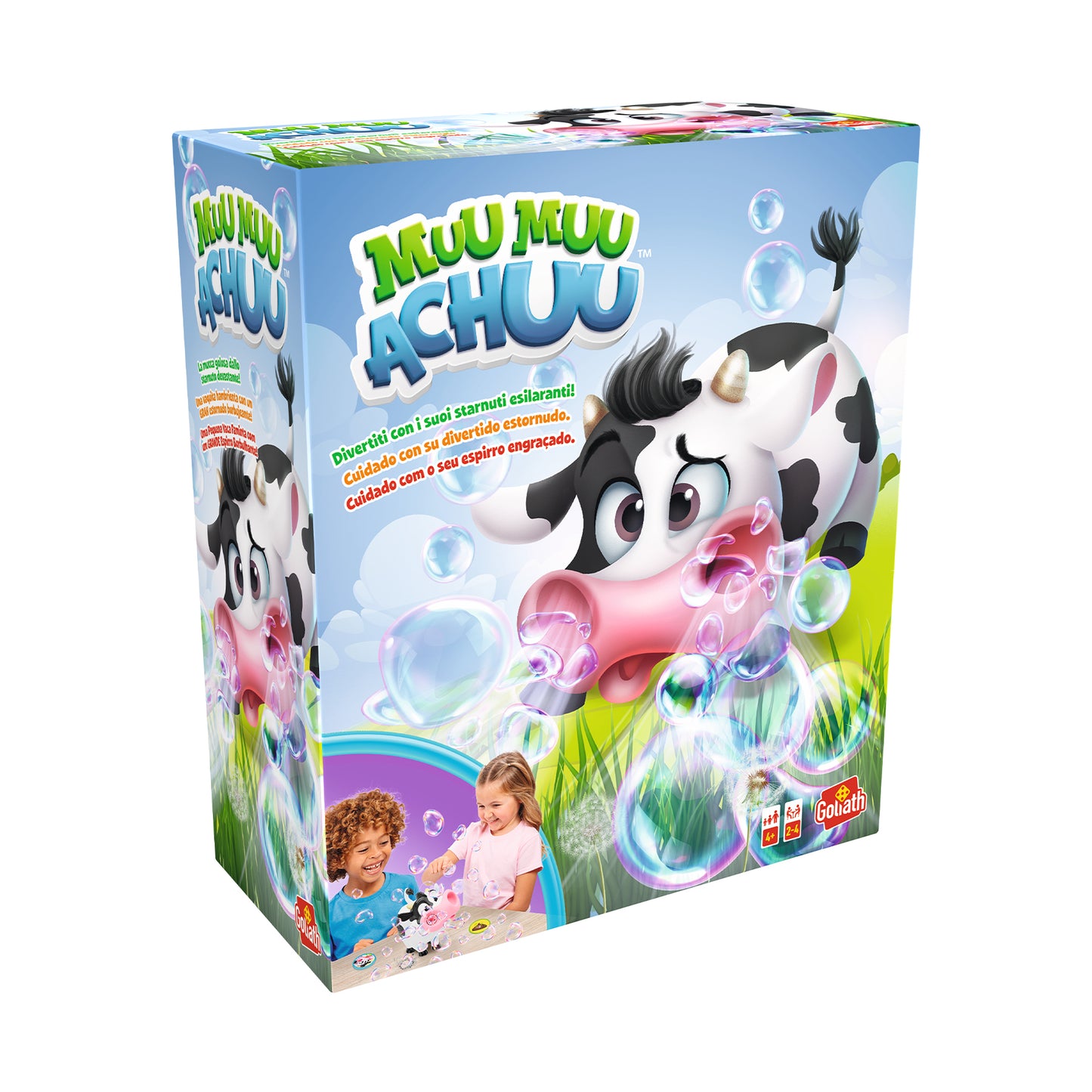 Muu Muu Achuu juego de mesa infantil +4 años marca Goliath