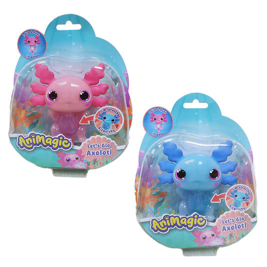 Animagic Let’s Glo Axolotl Assortment juego infantil mascota