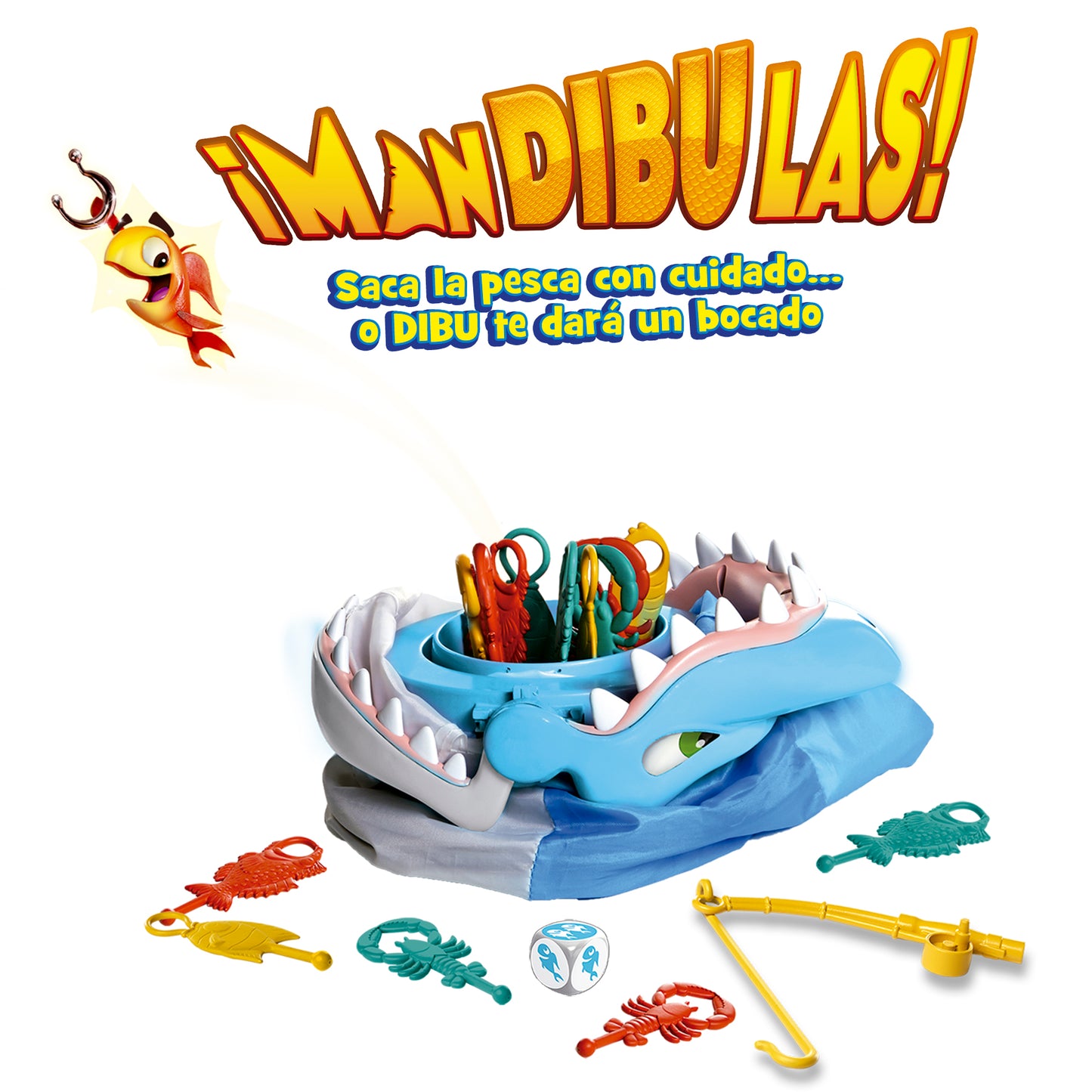 Mandibulas juego de mesa infantil +4 años  marca Goliath